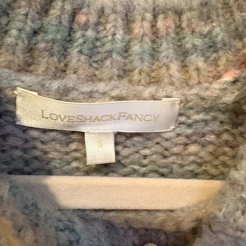 LoveShackFancy  puff sleeve sweater